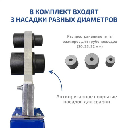 Паяльник для полипропиленовых труб МЕГЕОН 98106 купить по низкой цене | МАКСПРОФИТ