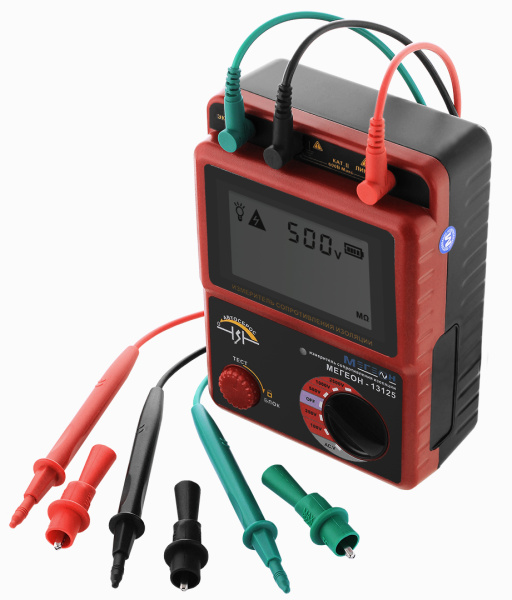 Измеритель сопротивления изоляции (мегаомметр) МЕГЕОН 13125 купить по низкой цене | МАКСПРОФИТ